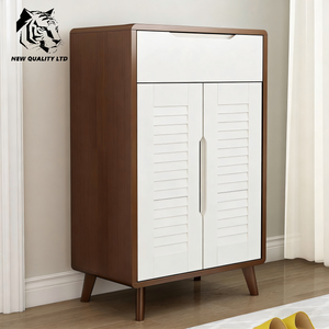 Meuble à chaussures en bois, fabrication chinoise, prix réduit, logo personnalisé, grand stock, écologique, nouvelle collection, mobilier de maison. - Product Image 5