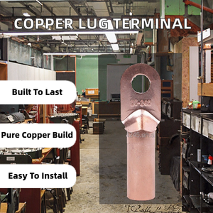 Connecteur de câble industriel en cuivre à tête plate, cosses à fourche en cuivre étamé DT 16 25 35 50 70 95 120 150 - Product Image 2