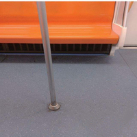 Revêtement de sol en vinyle PVC de haute qualité, sur mesure, en gros, pour bus, train, métro, autocar, caravane