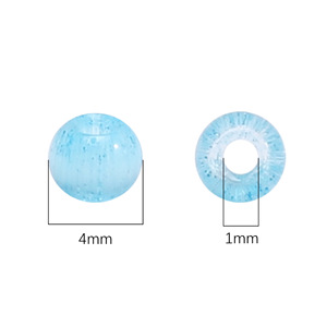 Perles de verre œil de chat forestier de haute qualité 4 mm, perles en vrac pour la fabrication de bracelets, colliers, chaînes de téléphone, bijoux et fournitures d'artisanat DIY - Product Image 6