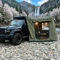 Vente en gros 270 °   Tente de camping pour l'extérieur, tente de camping imperméable, tente latérale de voiture pliable, accessoires 4x4
