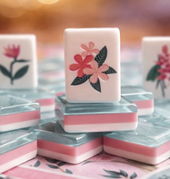 Jeu de Mahjong américain Lucky Bam Cabana Lounge, tuiles en acrylique, 160 tuiles, jeu personnalisé, en stock, vente en gros