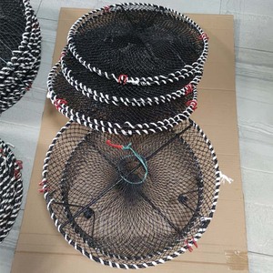 Piège à pêche pliable en acier inoxydable pour la pêche en haute <span class=keywords><strong>mer</strong></span>, pour attraper les crabes, les crevettes, les anguilles, filet de pêche - Product Image 6