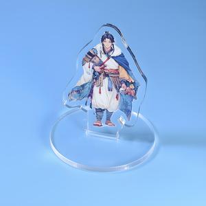 HanXin muestra gratis personalizado transparente acrílico arena movediza soporte personaje de dibujos animados Anime artesanías de plástico con personalidad