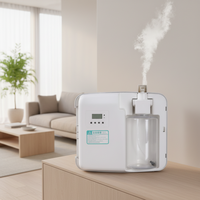 Humidificateur à ultrasons électrique décoratif de luxe, diffuseur d'aromathérapie à brume froide, 800 ml, commande tactile, Bluetooth, portable, cuisine