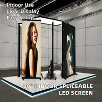 Affichage LED Totem HD P2 intérieur/extérieur, panneau vidéo LED, affichage LED pour affiches
