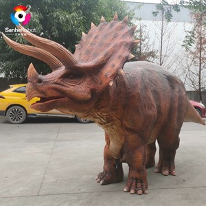 Costume de Triceratops réaliste de 6 m pour deux personnes, 4 pattes, costume de <span class=keywords><strong>dinosaure</strong></span> animatronique marchant, costumes de dinosaures mécaniques pour spectacle - Product Image 6