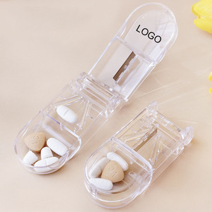 Nuoxin Custom Logo Promotional Plastic Cutter Pill Box Storage Best Sale Pill Organizer