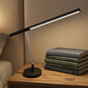 Lámpara de Escritorio LED Minimalista, Flexible, Simple y Ajustable T1615, Control por Sensor, Regulable, Metálica, para Sala de Estar, ODM OEM Experimentada - Product Image 3