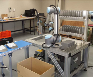 Cobot UR3e UR5e UR10e UR16e UR20 UR30 con Pinza y Plataforma como Estación de Trabajo para Soldadura, Manipulación, Pulverización y Pulido - Product Image 2