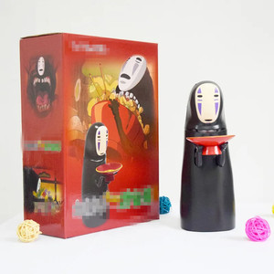 Hucha Electrónica de 22 cm con Diseño de Hombre Sin Rostro, Divertida Hucha de Dibujos Animados, Figura de Anime de Hombre Sin Rostro, Juguete para Guardar Monedas - Product Image 6