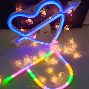 Illuminazione natalizia colore rosa fiore di ciliegio decorativo albero di natale decorazione del giardino <span class=keywords><strong>lampada</strong></span> camera da letto della ragazza soggiorno Display - Product Image 4