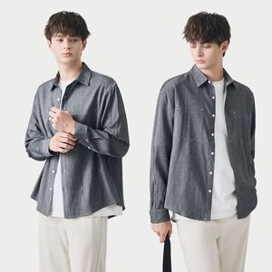 <span class=keywords><strong>Camicia</strong></span> da <span class=keywords><strong>uomo</strong></span> in misto <span class=keywords><strong>lino</strong></span> a maniche lunghe, vestibilità rilassata, casual, con bottoni, leggera, traspirante, <span class=keywords><strong>oversize</strong></span>. - Product Image 5