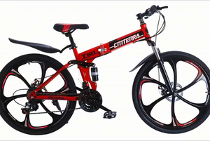 Bicicleta de Montaña Plegable <span class=keywords><strong>MTB</strong></span> de 26 Pulgadas y 21 Velocidades con Cuadro de Acero y <span class=keywords><strong>Ruedas</strong></span> de Aleación de Magnesio, Venta al Por Mayor de Fábrica, la Mejor Relación Calidad-Precio, Bicicleta para Adultos - Product Image 3