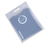 Emballage d'écrou refermable à fermeture éclair avec logo du fabricant Sac à fermeture éclair en plastique transparent avec poignée