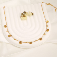 Collier en Acier Titane, Styles Multiples, Design Géométrique Pétale Trèfle avec Strass, Bijoux Tendance, Vente Directe Usine