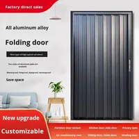 Porte de protection rétractable en alliage d'aluminium blanc, design gain de place