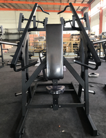 Banc de musculation multifonctionnel réglable en acier NO.18 pour développements pectoraux, tractions latérales, presse à banc assis à double poignée pour musculation