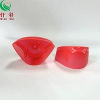 Tutup Botol Plastik Segitiga 26mm Anti Tumpah dengan Flip Top untuk Kosmetik, Sampo, Sabun Mandi, dan Kemasan Lotion
