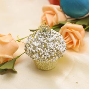 จี้ตกแต่งต้นคริสต์มาสแก้วพิมพ์ลาย UV สีมาการอง ปรับแต่งลวดลายได้ ขนาด 6*6*8 ซม. ยี่ห้อ SY ของตกแต่งคริสต์มาส - Product Image 6