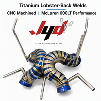 Tuyau d'échappement JYD en titane Valvetronic Catback pour McLaren 600LT 3.8T 2018-2020, silencieux de course léger à haut débit
