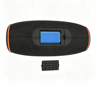 Haut-parleur sans fil portable 30W, batterie amovible, haut-parleur extérieur, prise en charge AUX, LED, USB, lecteur audio TF