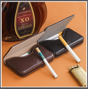 Étui à cigares en cuir PU avec aimants, porte-cartes de visite, design 7 ou 8 compartiments, étui et conteneur de rangement pour cigarettes en gros - Product Image 6