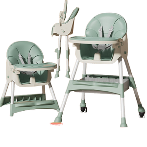 Silla de comedor moderna <span class=keywords><strong>para</strong></span> niños, mesa plegable ajustable antideslizante <span class=keywords><strong>para</strong></span> el hogar, silla de crecimiento <span class=keywords><strong>para</strong></span> bebés, hecha de plástico duradero - Product Image 6