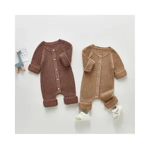 针织连体婴儿长袖羊毛连体婴儿儿童连体