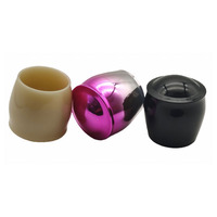 Bouchon à vis en plastique de 28 mm de large, résistant aux fuites, finition lisse, pour bouteilles et pots de lotions, crèmes, emballages de soins personnels