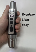 Testeur numérique de poche USB rechargeable en acier inoxydable avec 6 LED UV pour l'identification des bijoux en ambre et en jade