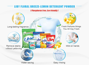 LIBY Sachet Detergente en Polvo para Ropa, Granulador Desechable en Malasia, Forma Baja, 1 kg, Detergente para Ropa En Polvo - Product Image 2