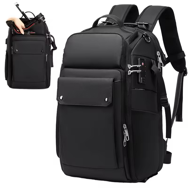 Multi-functional All-in-One Travel Camera Backpack Photographer Backpack Fits DSLR Camera/Drone/15" Laptop Backpack