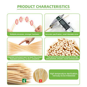 ไม้ไผ่แบบใช้แล้วทิ้งสำหรับงานปาร์ตี้กลางแจ้งและห้องครัว - Product Image 3