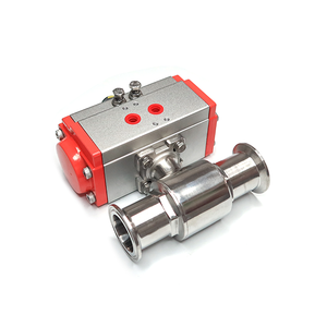 304 Edelstahl Pneumatisch Betätigtes Tri-Clamp Kugelventil - Product Image 4