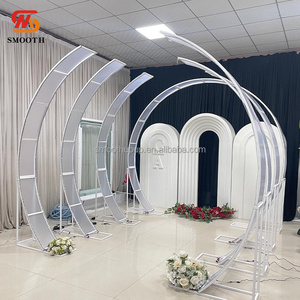 Metal Arch Backdrop Set Outdoor <strong>Stage</strong> <strong>Props</strong> LED Tunnel for Event Decoration - Product Image 2