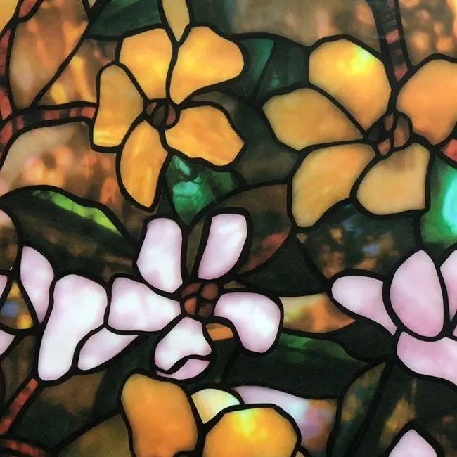 बहुत मोटी कोई गोंद सजावट स्टीकर फूल ज्यामितीय पैटर्न गोपनीयता पाले सेओढ़ लिया दाग स्थिर चिपटना कांच की खिड़की फिल्म