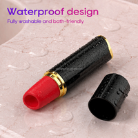 Saugvibrator mit 10 Vibrationsmodi, Tragbar und Wasserdicht, Klitoris-Massagegerät, Großhandel Lippenstift-Vibratoren für Frauen