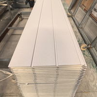 Matériaux de construction isolants ignifuges de qualité supérieure pour la maison, panneaux sandwich décoratifs en PU/métal