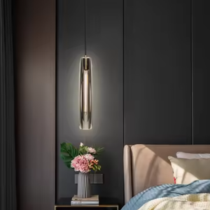 Zèle Éclairage Moderne Maison Décorative Simple Design Intérieur Pendentif Anthracite Cristal Pendentif Lumière - Product Image 6