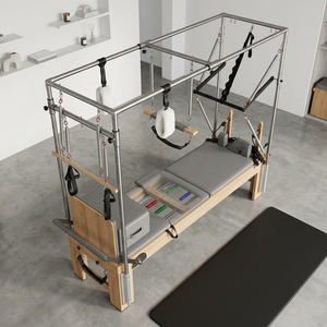 Máquina de Pilates Profesional 3 en 1 de Madera de Arce con Torre y Trapecio para Estudio y Hogar - Product Image 2