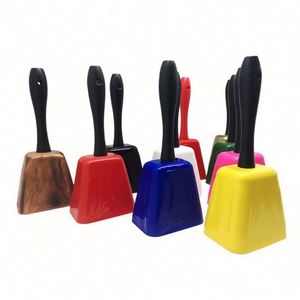 Campana de Mano Metálica Personalizada con Acabado en Color, Campana Navideña Promocional, Campana para Mascotas o Campana Escolar con Logotipo - Product Image 4