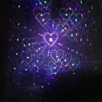 Lunettes de Diffraction de feu d'artifice 3D effet de coeur-prisme Rave Festival lunettes lentille de coeur