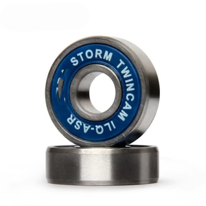 <span class=keywords><strong>Seba</strong></span> pour patins à roulettes et skateboards, roues simples bleues, roulement ILQ-9 original, étanche, Storm Twincam - Product Image 1