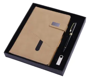 corporate gift set Pen U Disk Set Commercial Affairs Festival Gifts Multiple Colors new product ideas 2024 Christmas Graduation