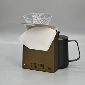 Cao tỷ lệ mua lại 100 mảnh cà phê giấy lọc V Kích thước 02 Trắng - Product Image 3