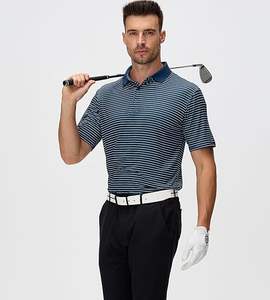 Camisas de golf para hombres Absorbe la humedad Manga corta Rendimiento Dry Fit Active Mens Polos - Product Image 2