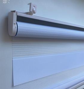 Dễ dàng không khoan cài đặt con lăn Màu <span class=keywords><strong>Zebra</strong></span> rèm trong kỹ thuật tích hợp làm bằng vật liệu Polyester bền - Product Image 4