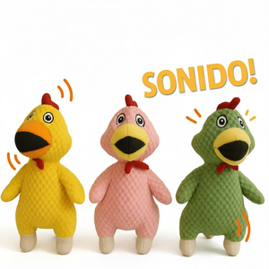 Juguete Interactivo de Peluche para Mascotas, Pollo de Dibujos Animados con Sonido, Juguete Divertido para Perros y Gatos, Juego en Interiores - Product Image 1