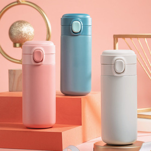 แก้วน้ำเก็บความร้อนสุญญากาศแบบพกพา สแตนเลส 304 ขนาด 500 มล. รุ่น Smart Pop Up Pea Cup เหมาะสำหรับเป็นของขวัญ - Product Image 1